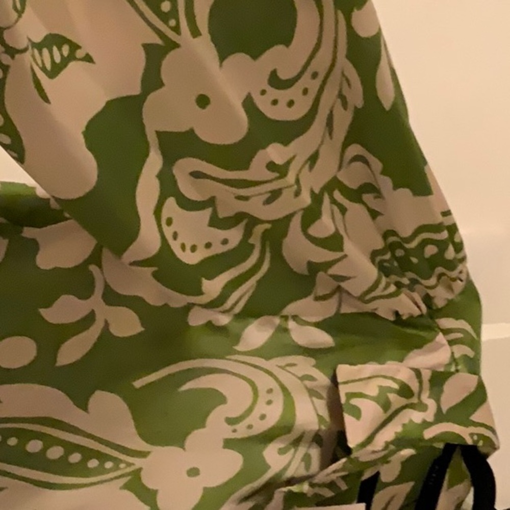 Zara Green and White Floral Blouse - Picture 3 of 6
